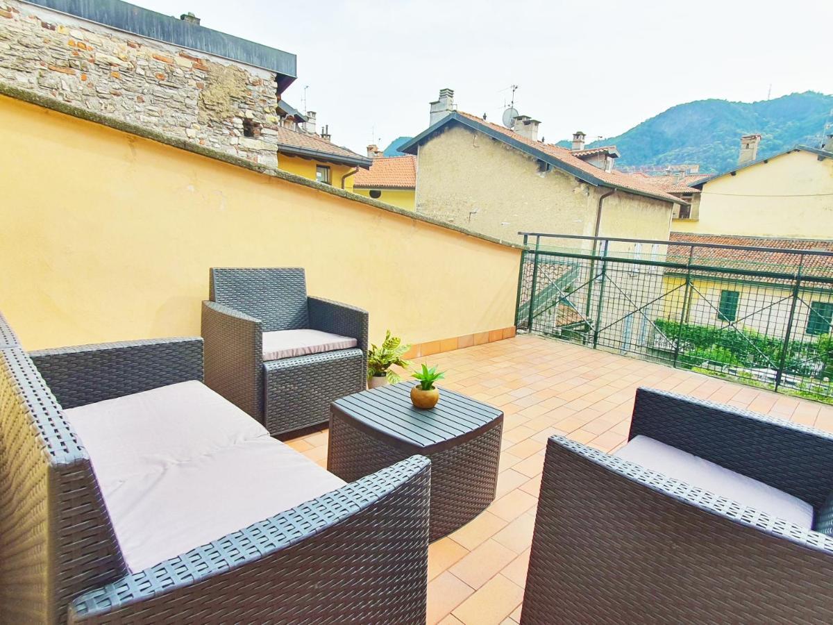 King Como Lake Center 9 Posti Letto- Grande Terrazza - 2 Bagni Privati Екстериор снимка
